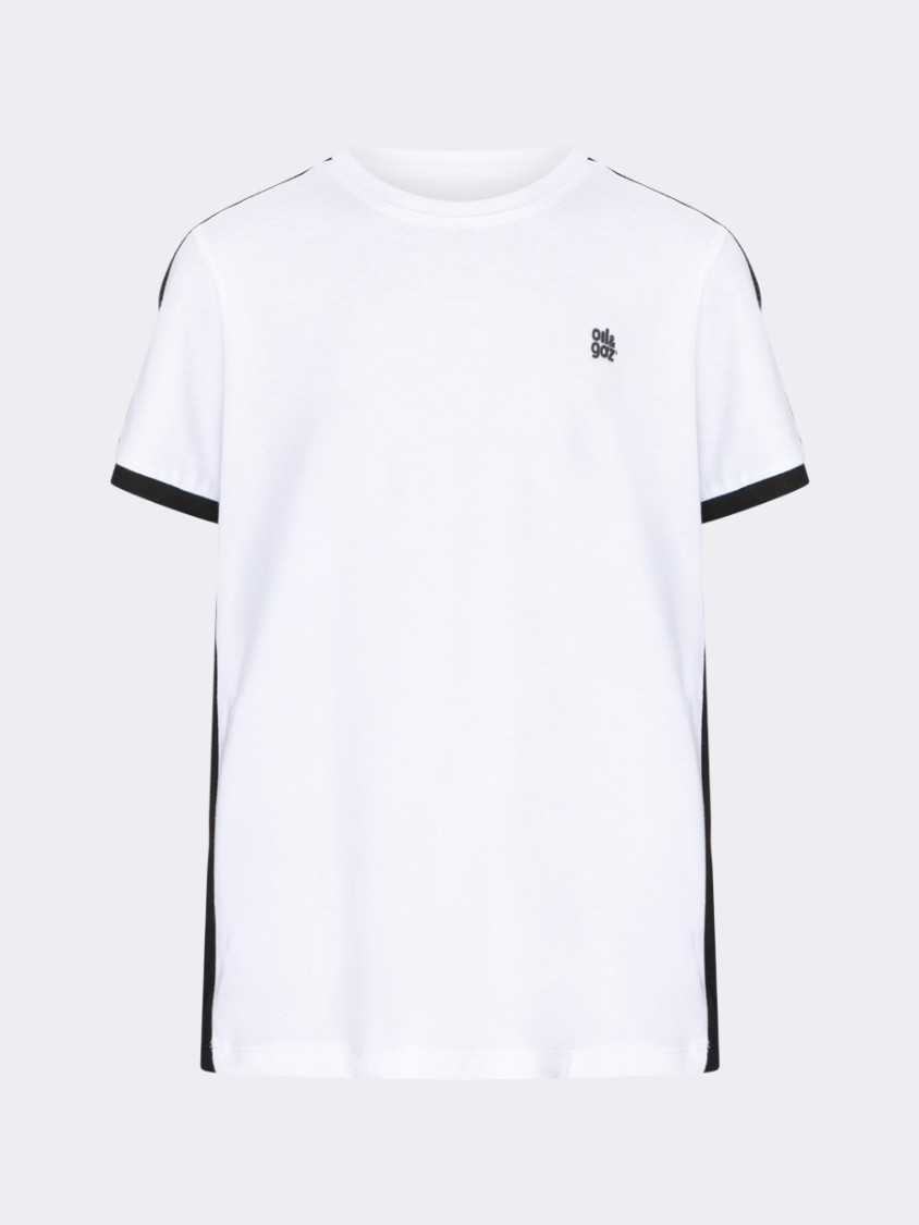 Oil&Gaz Breathable Kids-Boys Lifestyle Graphic T-Shirt White