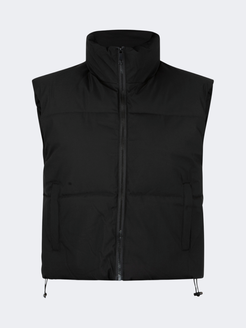 Lc-K2426 Women Puffer Vest Blk