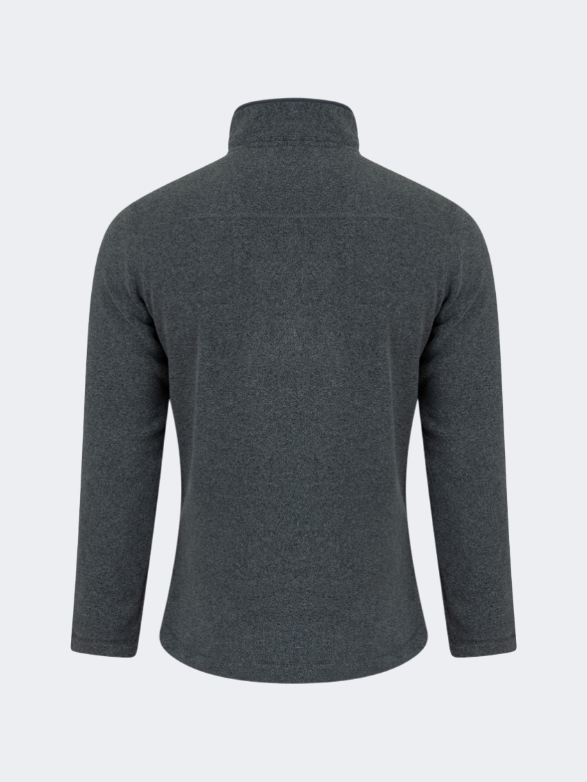 Oil&amp;Gaz Warm Men Skiing 1/4 Zip Fleece Grey