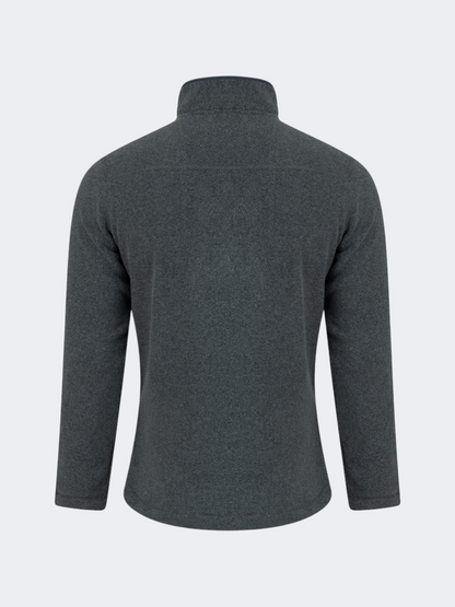 Oil&amp;Gaz Warm Men Skiing 1/4 Zip Fleece Grey