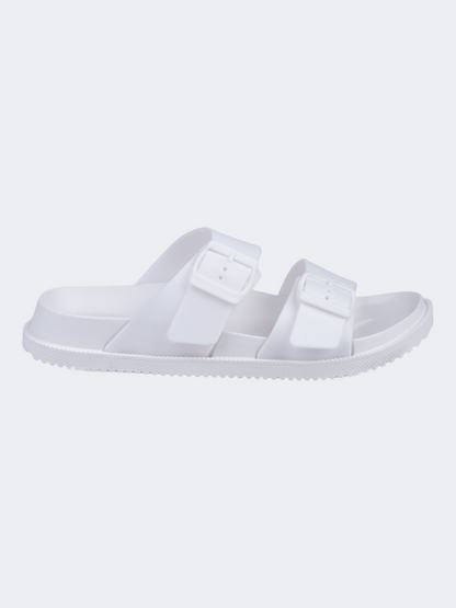Oil&amp;Gaz Comfortable Women Lifestyle Slide White