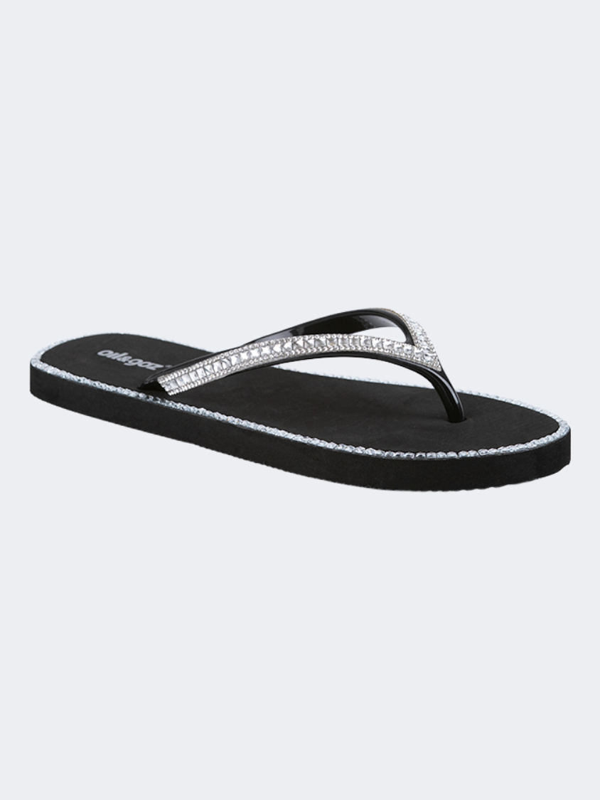 Oil&amp;Gaz Comfortable Women Lifestyle Slipper Black