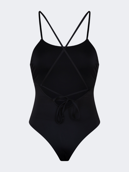 Oil And Gaz Elegant Women Beach Monokini Black