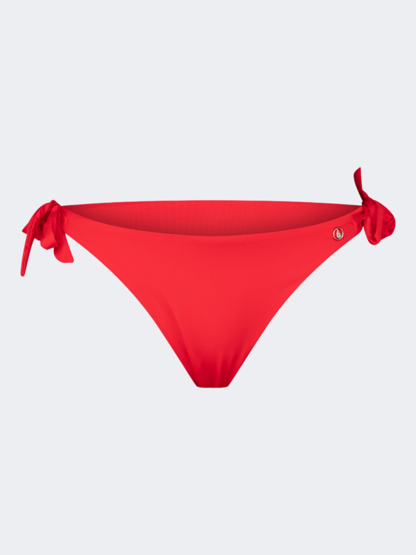 Oil And Gaz Sparkle Women Beach Bottom Red