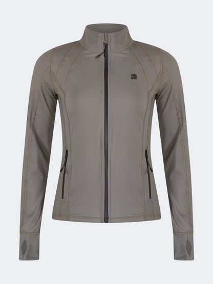 Oil And Gaz Sporty Women Lifestyle  Bbl Jacket  Khaki