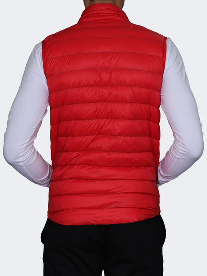 Oil And Gaz Reversible Down Men Lifestyle Vest Red/Navy