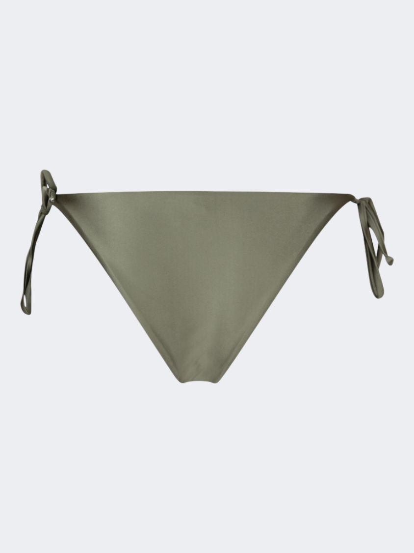 Oil And Gaz Comfortable Women Beach Tie Side Bottom Olive
