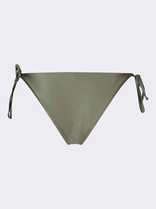 Oil & Gaz Comfortable Women Beach Tie Side Bottom Olive