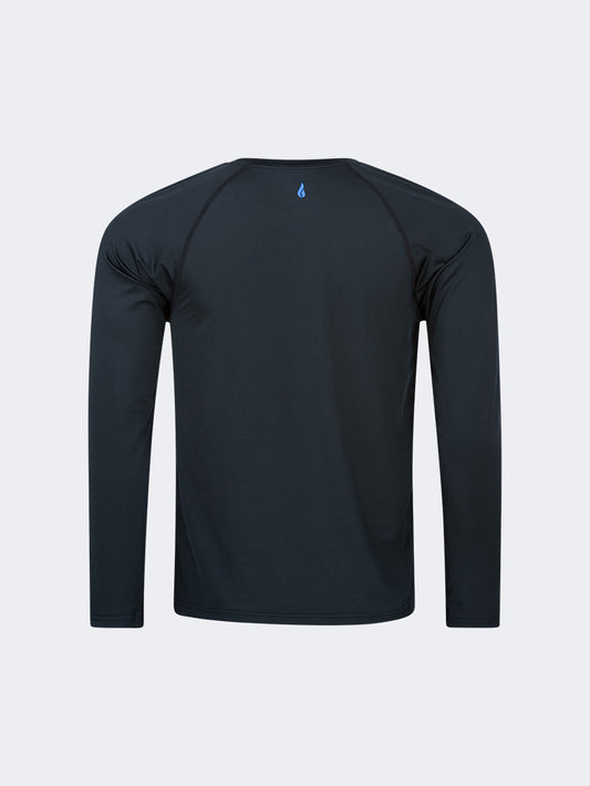 Oil & Gaz Elegant Men Lifestyle Long Sleeve Black/Blue