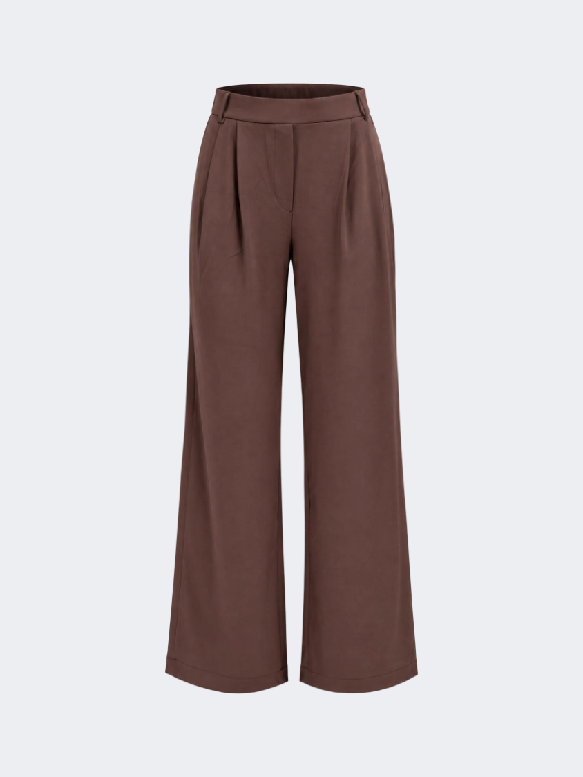 Oil &amp; Gaz Classic Women Lifestyle Pants Brown