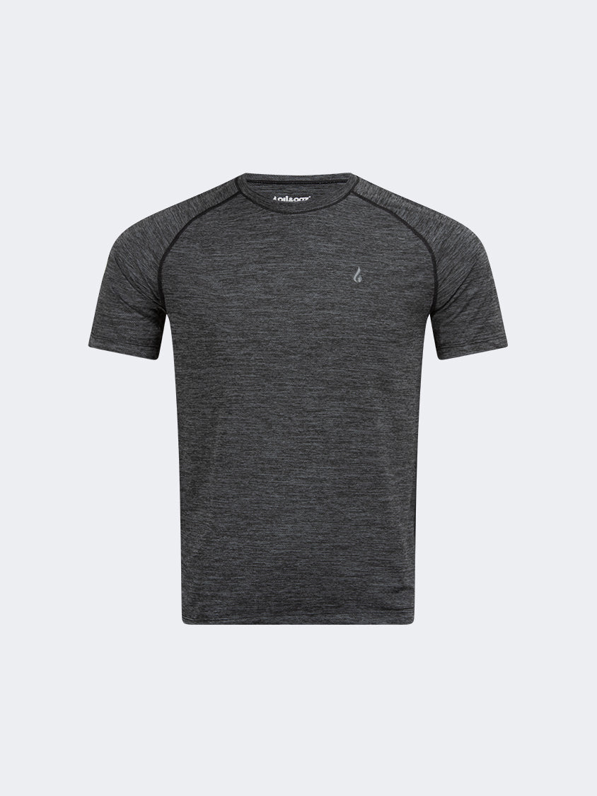 Oil And Gaz Lightweight Men Fitness T-Shirt Anthracite