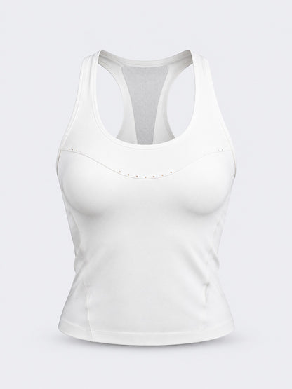 Oil &amp; Gaz Supportive Women Training  Sports Bra  Off White