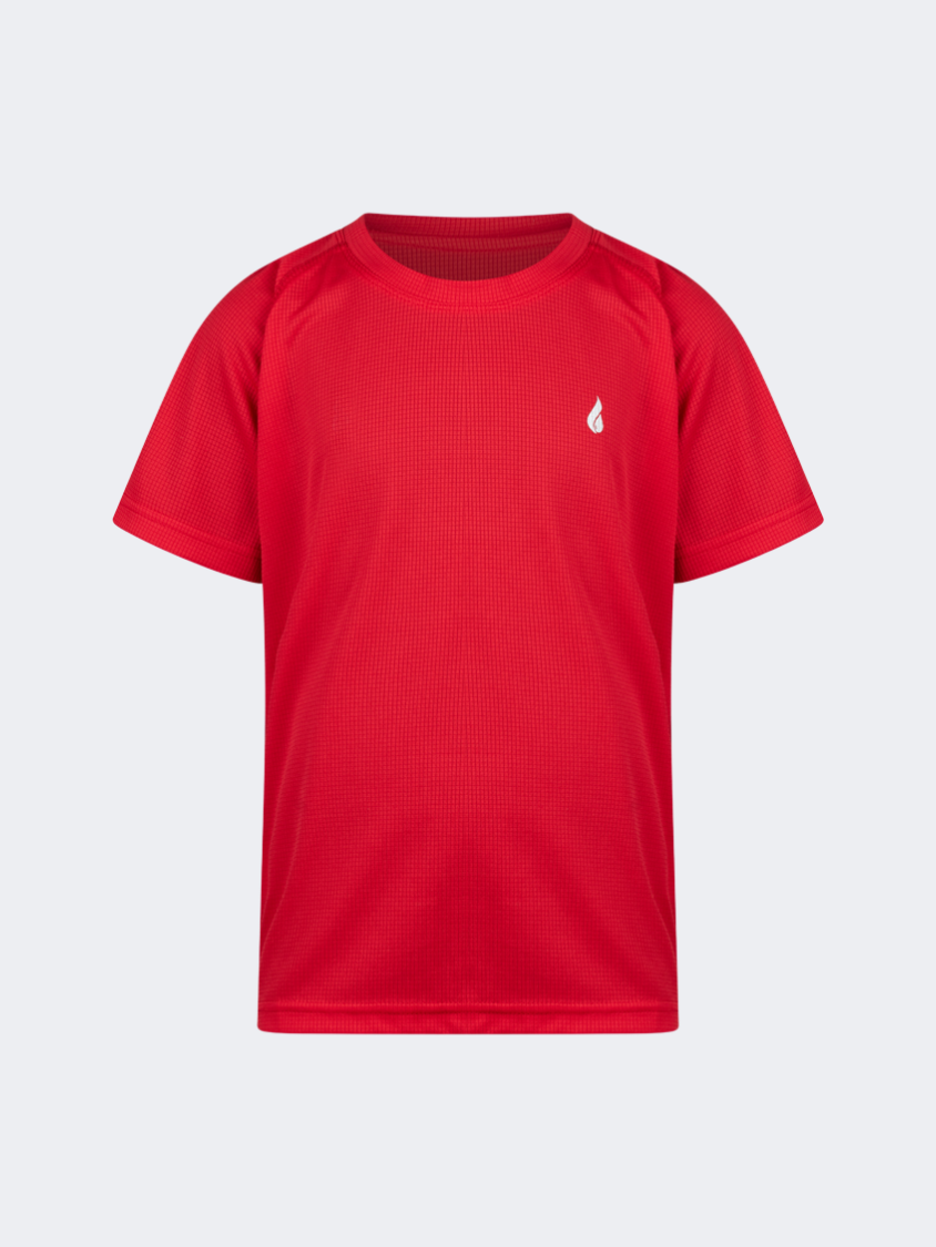 Oil And Gaz Durable Kids Multisport T-Shirt Red