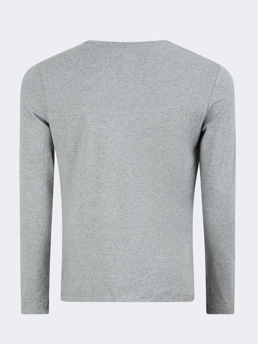 Oil And Gaz Performance Men Lifestyle Long Sleeve Heather Grey