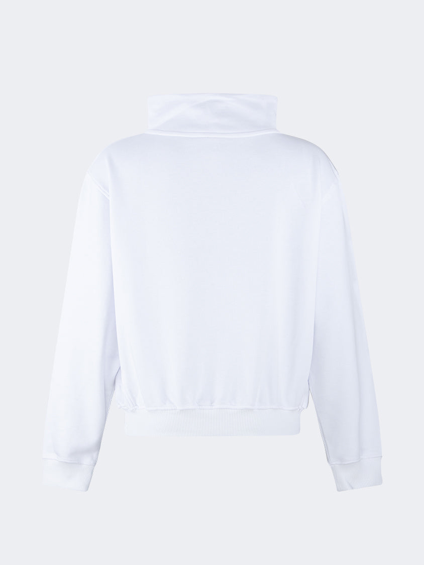 Oil And Gaz Classic Women Lifestyle Pullover White