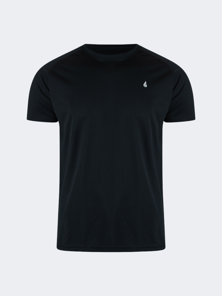 Oil And Gaz Durable Men Multisport T-Shirt Black