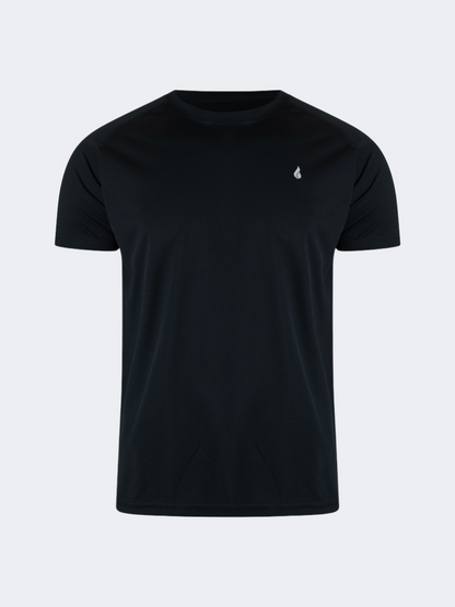 Oil And Gaz Durable Men Multisport T-Shirt Black