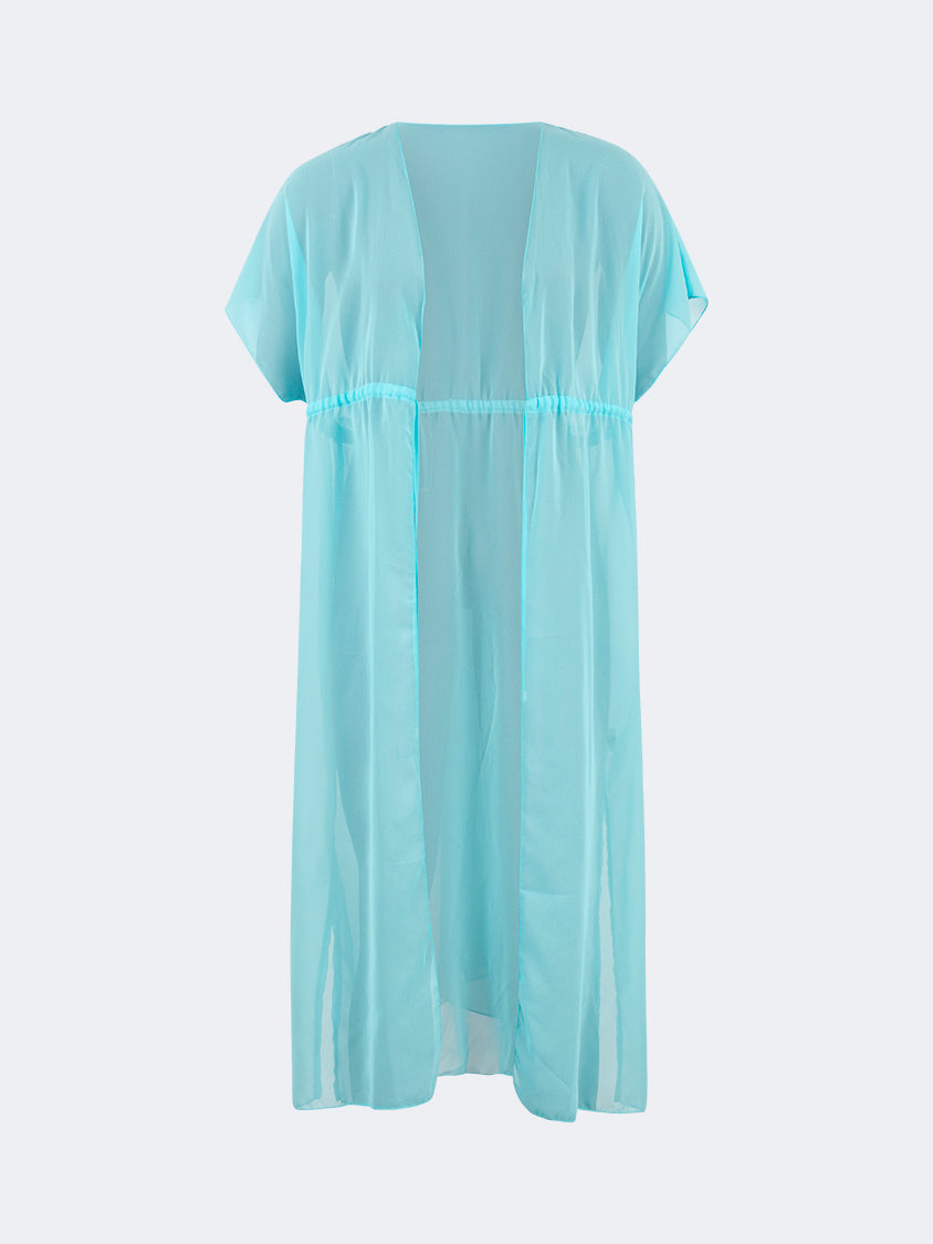 Oil And Gaz Chic Women Beach Cloth Dress Ss Blue