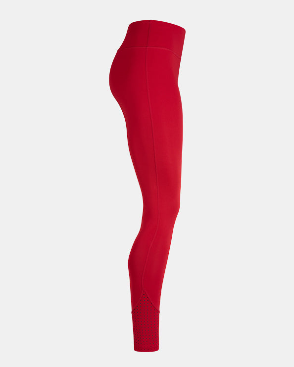 Oil And Gaz Plain Women Training Tight Red