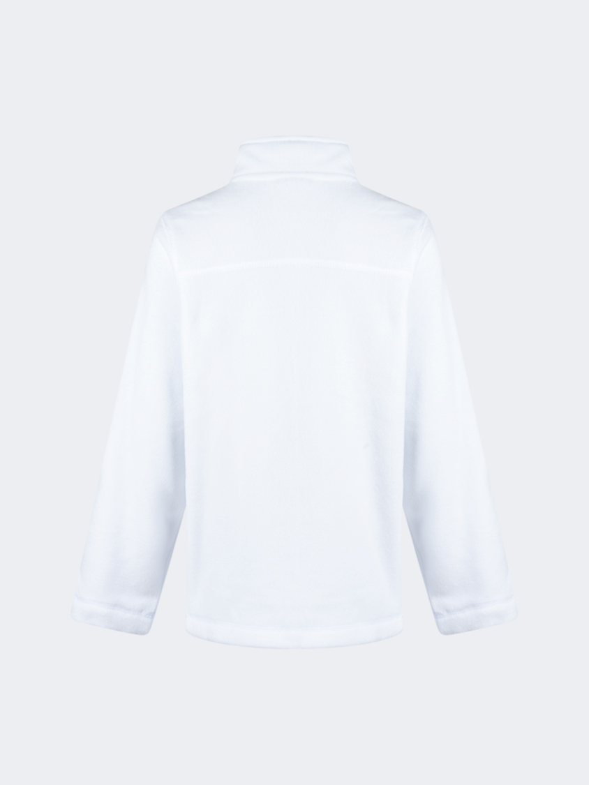 Oil&amp;Gaz Soft Kids-Boys Skiing Full Zip Fleece White