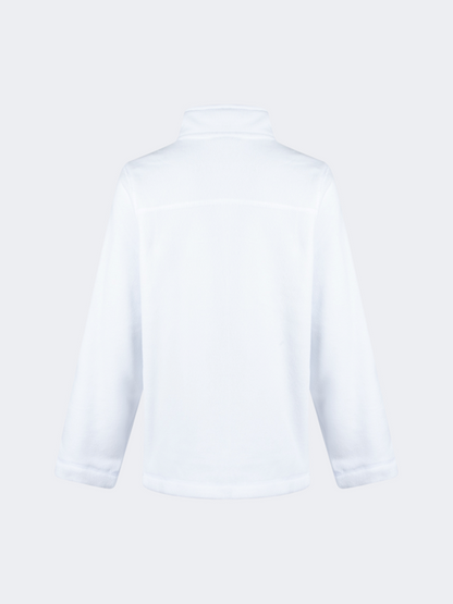 Oil&amp;Gaz Soft Kids-Boys Skiing Full Zip Fleece White