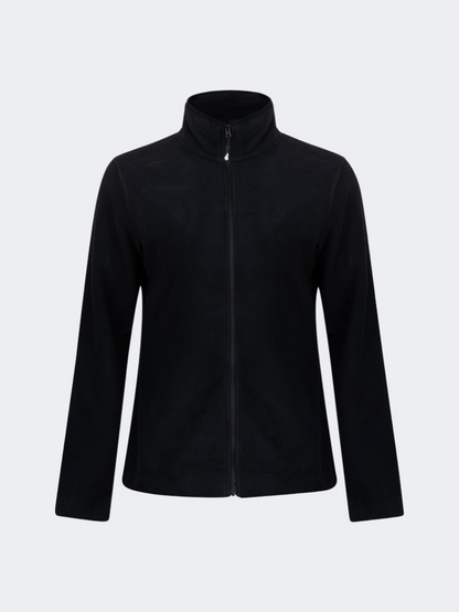 Oil&amp;Gaz Soft Women Skiing Full Zip Fleece Black