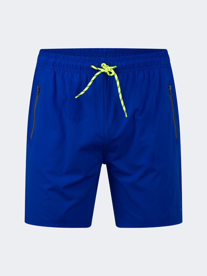 Oil And Gaz Breathable Men Beach Swim Short Royal Blue