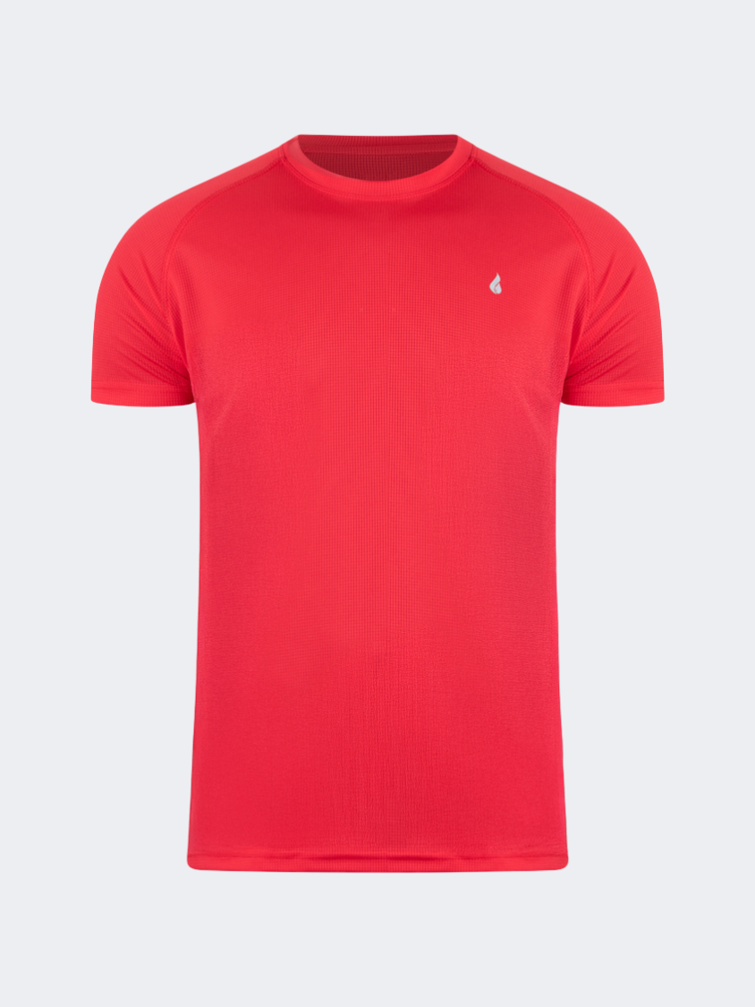 Oil And Gaz Durable Men Multisport T-Shirt Red