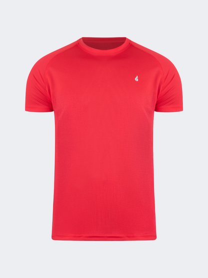 Oil And Gaz Durable Men Multisport T-Shirt Red