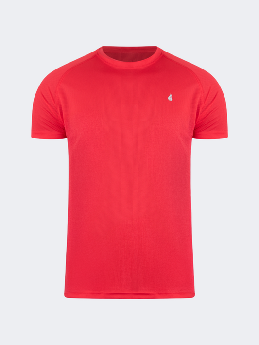 Oil & Gaz Durable Men Multisport T-Shirt Red