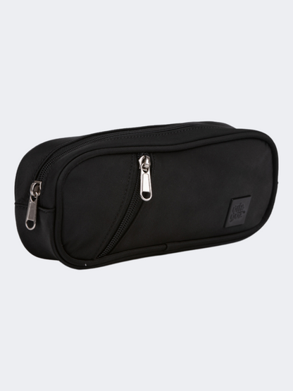 Oil&amp;Gaz Duo Zip Unisex Lifestyle Pencil Case Black