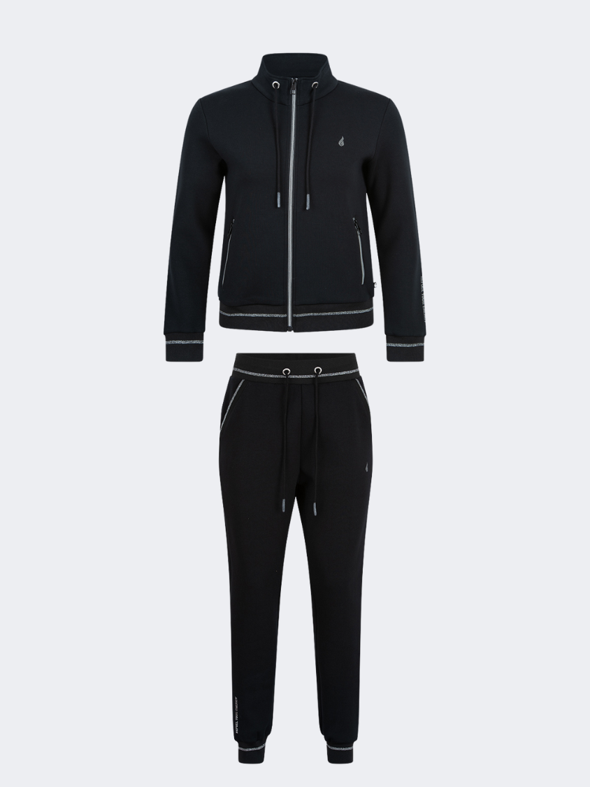 Oil And Gaz Comfy Women Lifestyle Suit Black