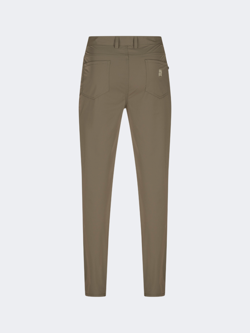 Oil And Gaz Straight-Cut Men Lifestyle 5 Pockets Pant Khaki