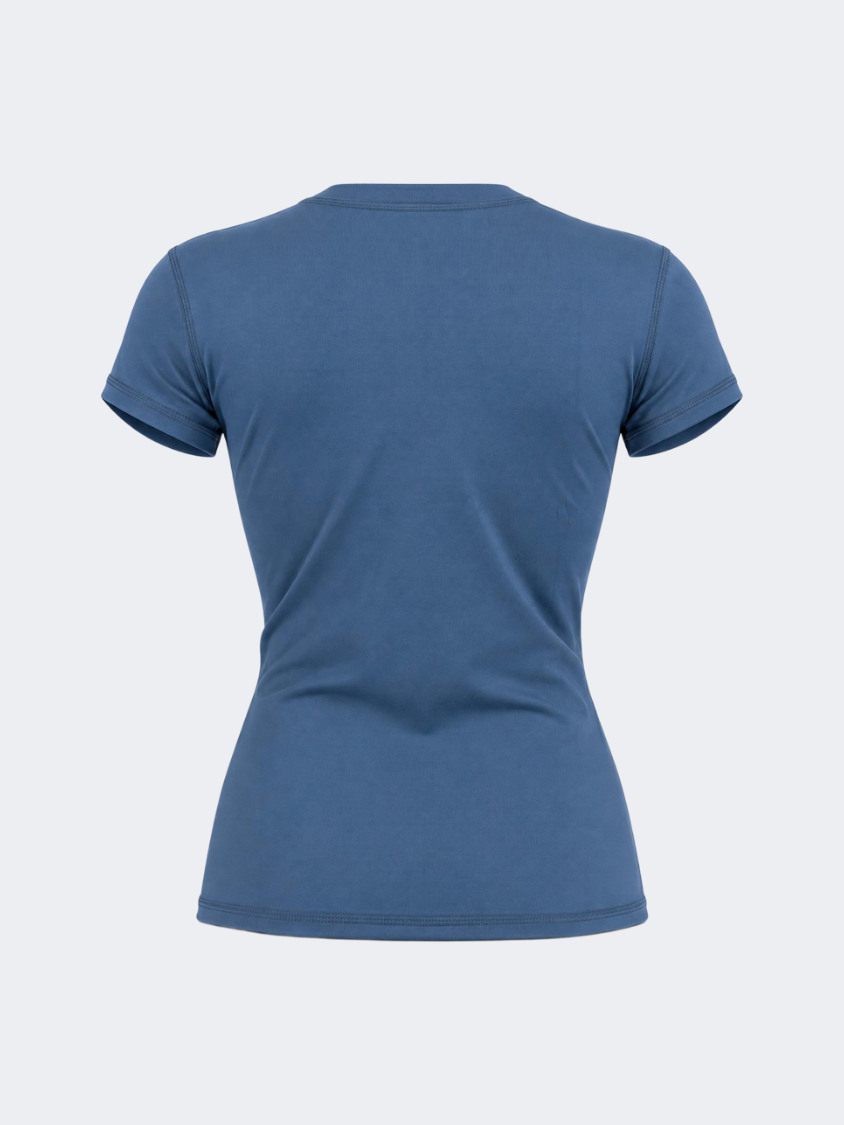 Oil &amp; Gaz Comfortable Women Lifestyle Crew Neck T-Shirt Navy