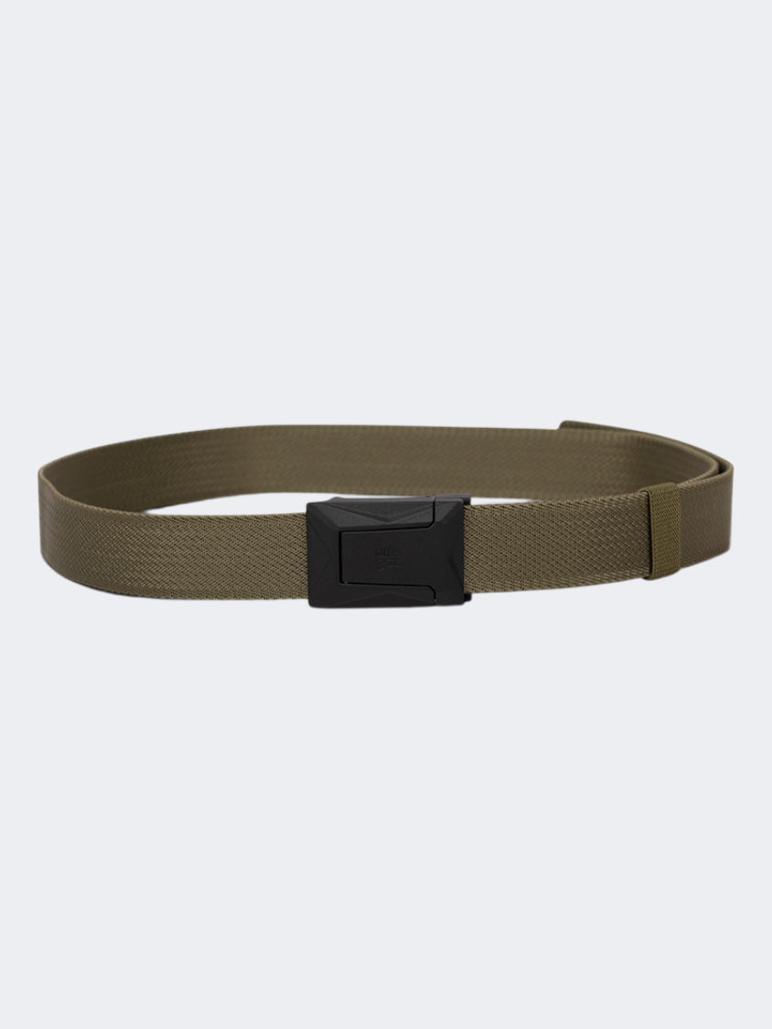 Oil &amp; Gaz Secure Men Lifstyle Clip Buckle Belt Olive