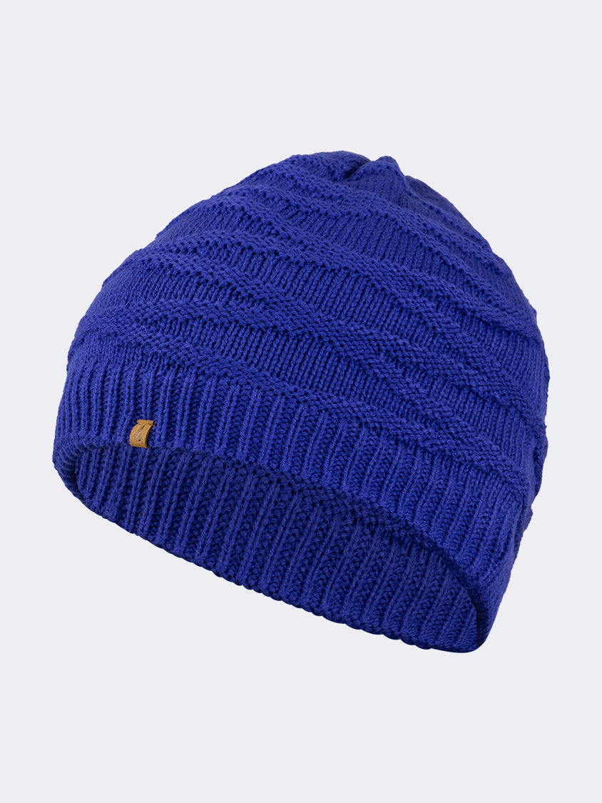 Oil And Gaz Cozy Unisex Lifestyle Jacquard Beanie Blue