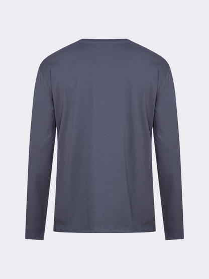 Oil And Gaz Big Size Men Lifestyle Long Sleeve Grey
