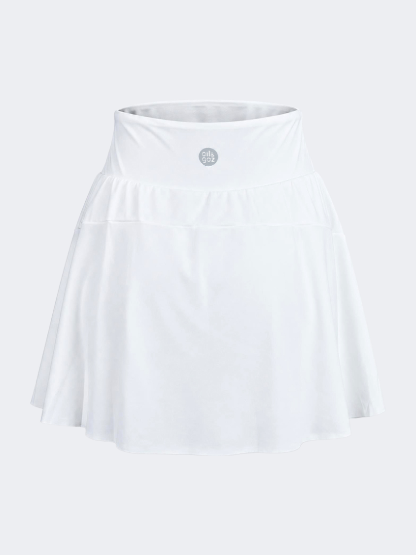 Oil &amp; Gaz Sporty Women Lifestyle Sports Skirt White