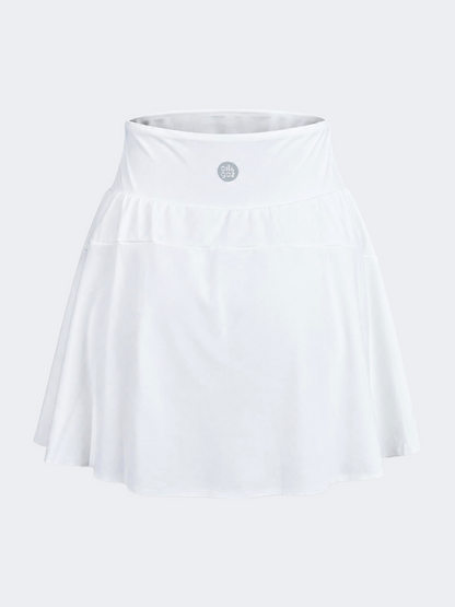 Oil &amp; Gaz Sporty Women Lifestyle Sports Skirt White