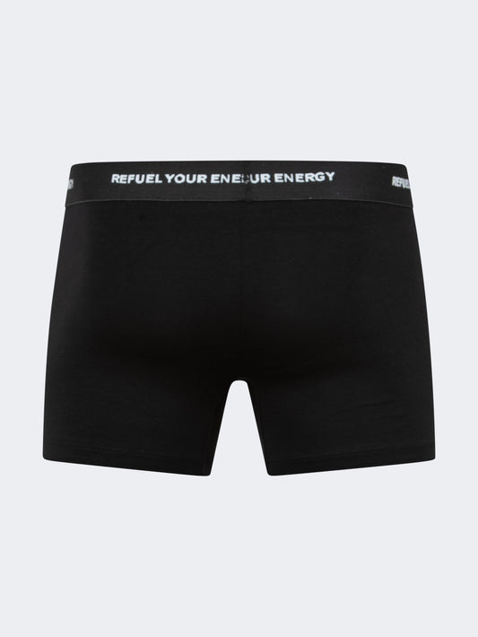 Oil & Gaz Cotton Men Underwear Boxer Black