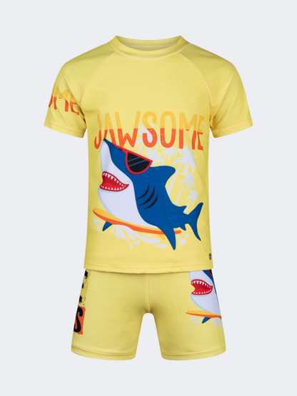 Oil And Gaz Stylish Kids-B Beach Swimming Set  Yellow