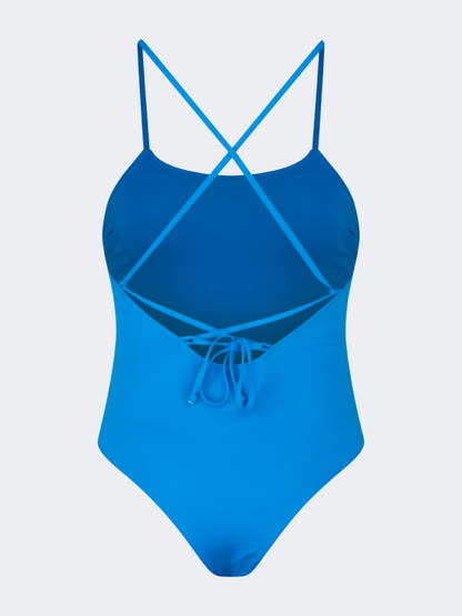 Oil And Gaz Elegant Women Beach Monokini Blue