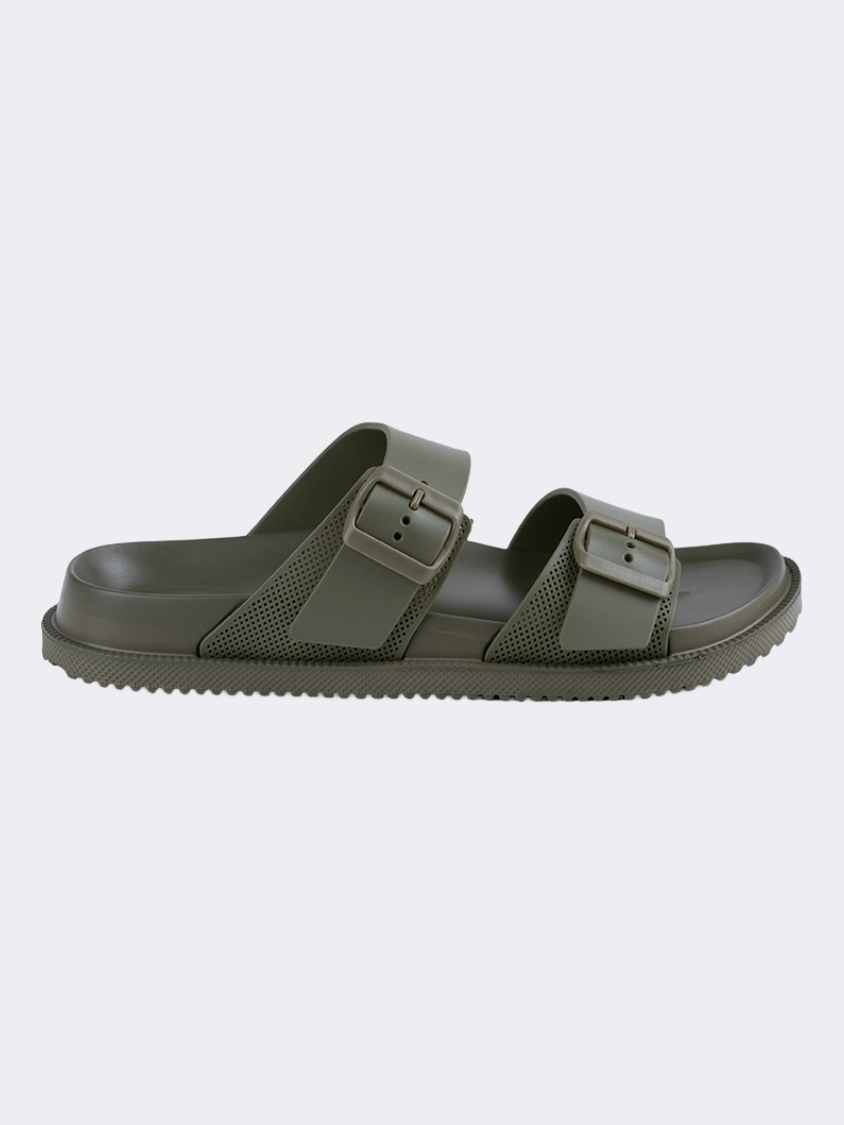 Oil&Gaz Comfortable Men Lifestyle Slide Olive