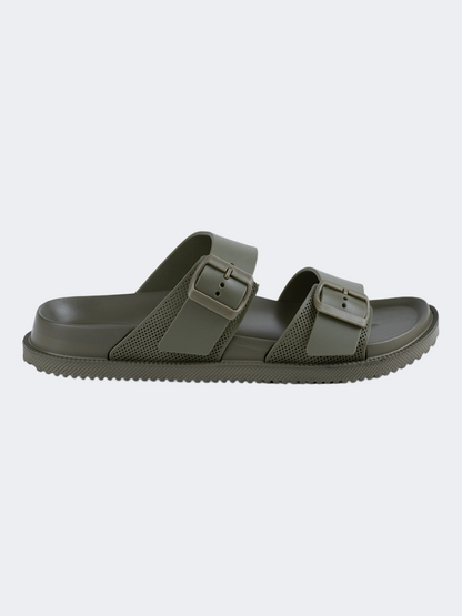 Oil&amp;Gaz Comfortable Men Lifestyle Slide Olive