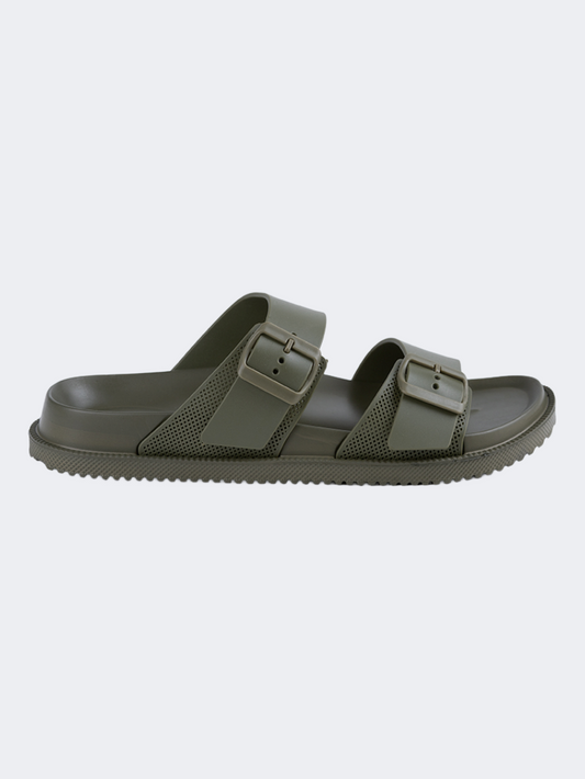 Oil & Gaz Comfortable Men Lifestyle Slide Olive