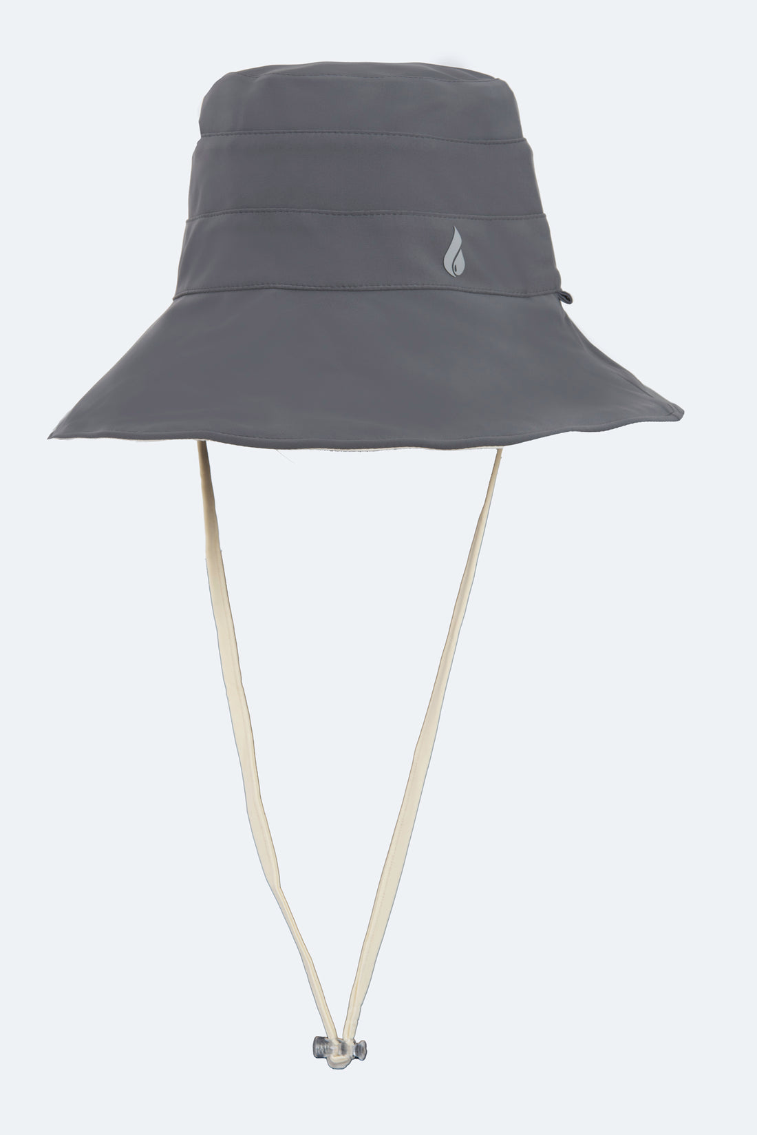 Oil And Gaz Convertible Beach Hat Dark Grey