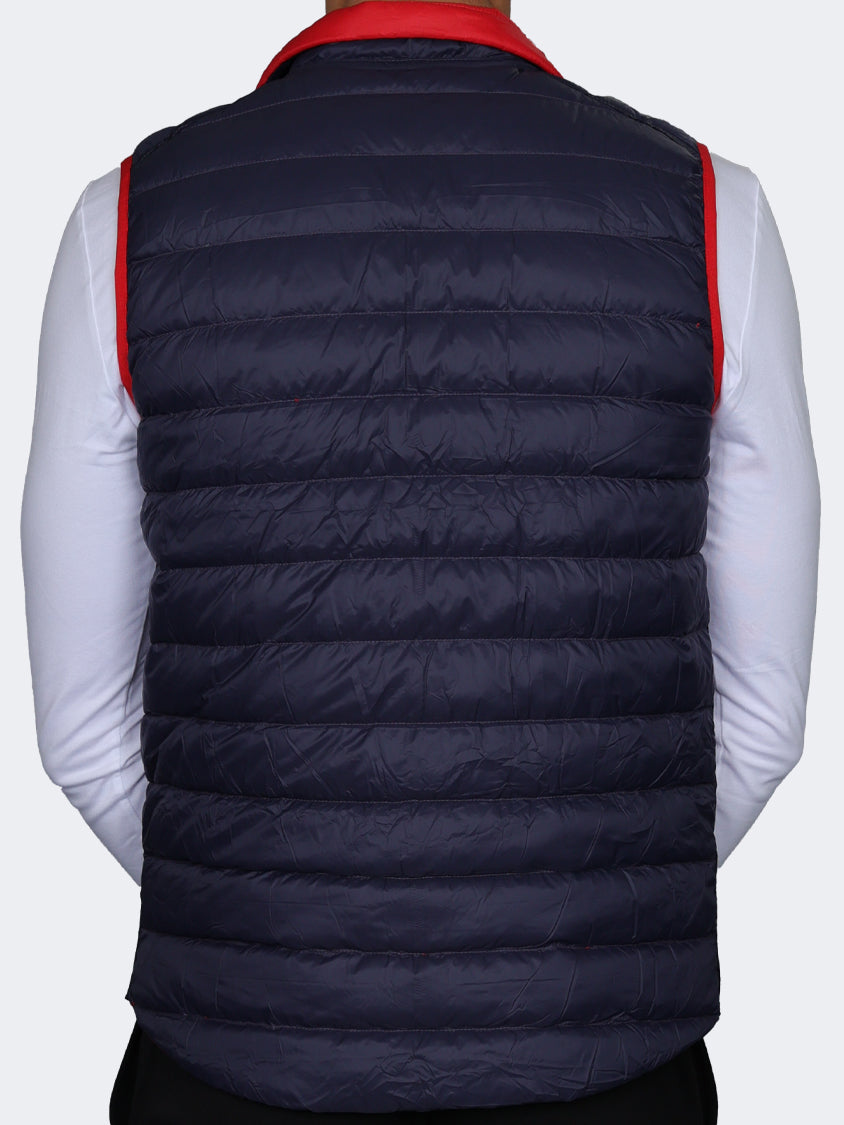 Oil And Gaz Reversible Down Men Lifestyle Vest Red/Navy