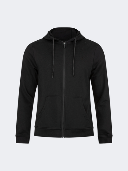 Oil And Gaz Looped Men Lifestyle Hoodie Black