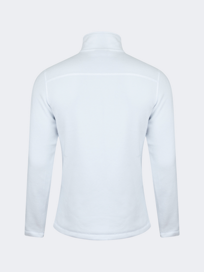 Oil&amp;Gaz Warm Men Skiing 1/4 Zip Fleece White