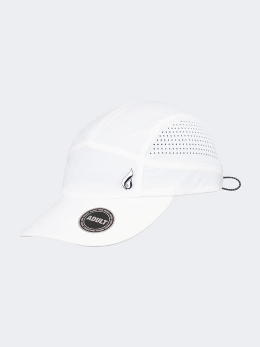 Oil & Gaz Comfortable Unisex Lifestyle Flat Brim Cap White